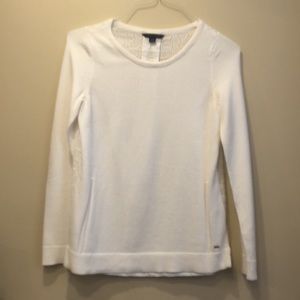 White/Cream Eyelet Sweater Tommy Hilfiger